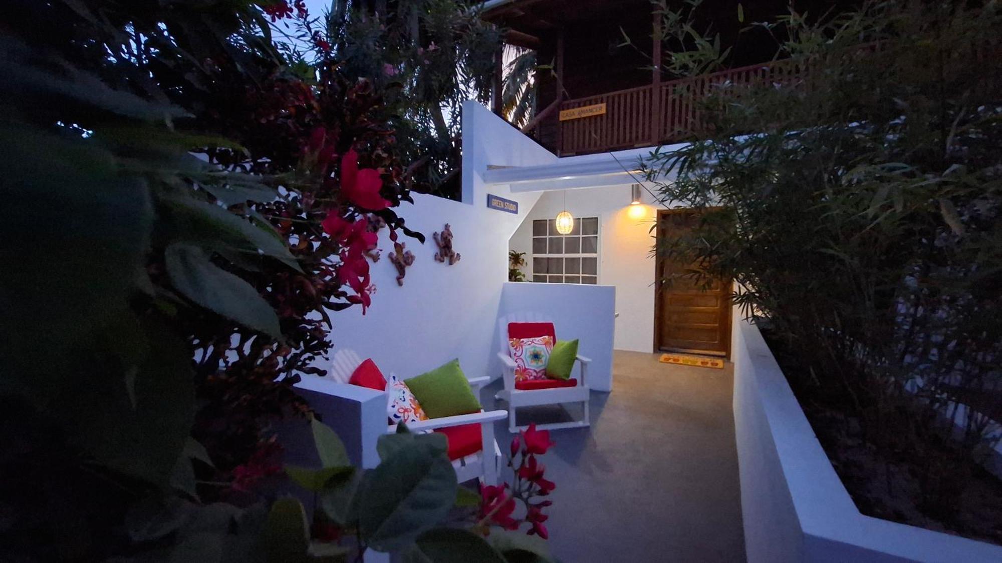 Amanda'S Place Green Studio - Pool And Tropical Garden Caye Caulker Exterior foto